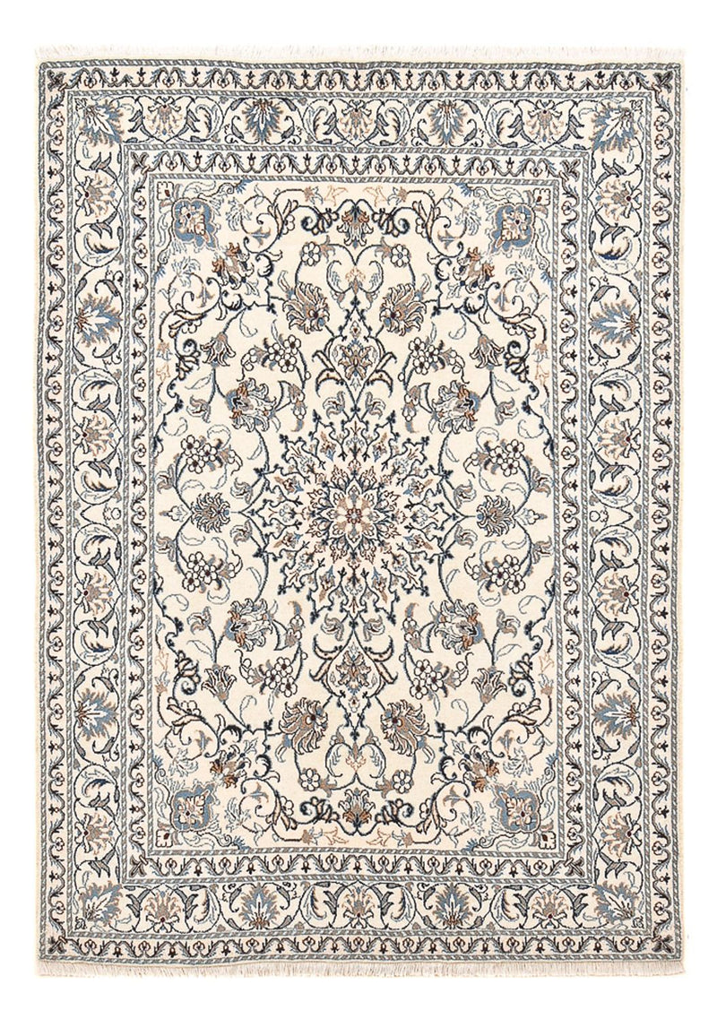 Persisk matta - Nain - 207 x 149 cm - ljusbeige