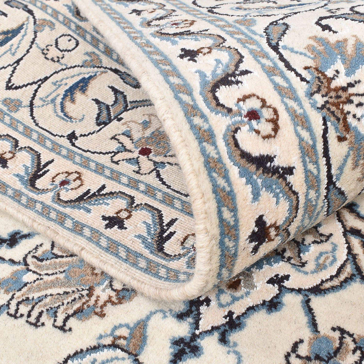 Persisk matta - Nain - 207 x 149 cm - ljusbeige