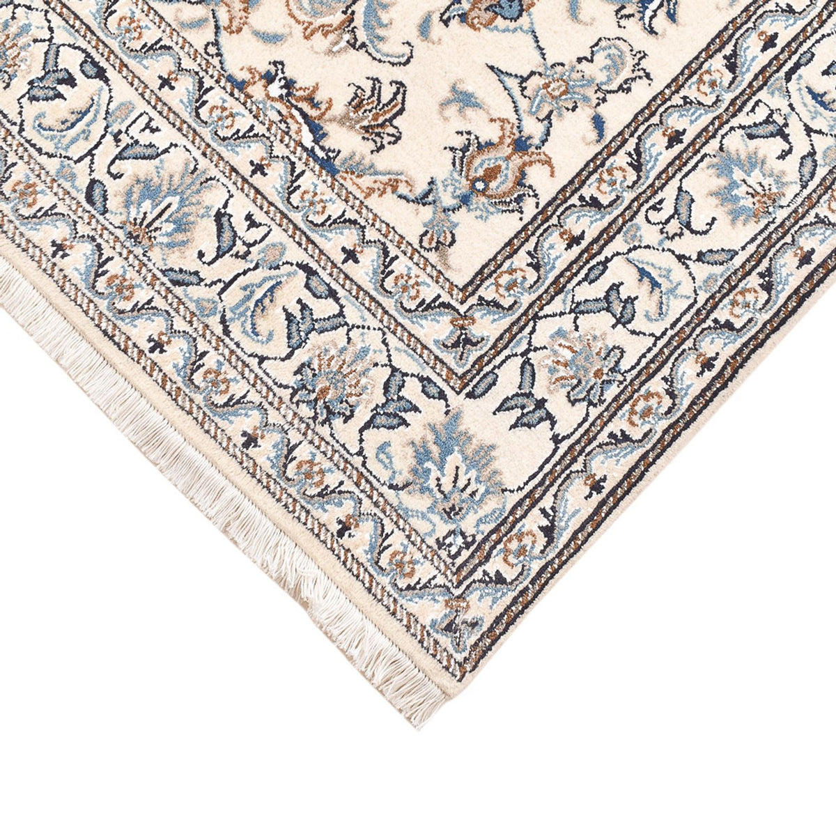 Persisk matta - Nain - 195 x 147 cm - ljusbeige