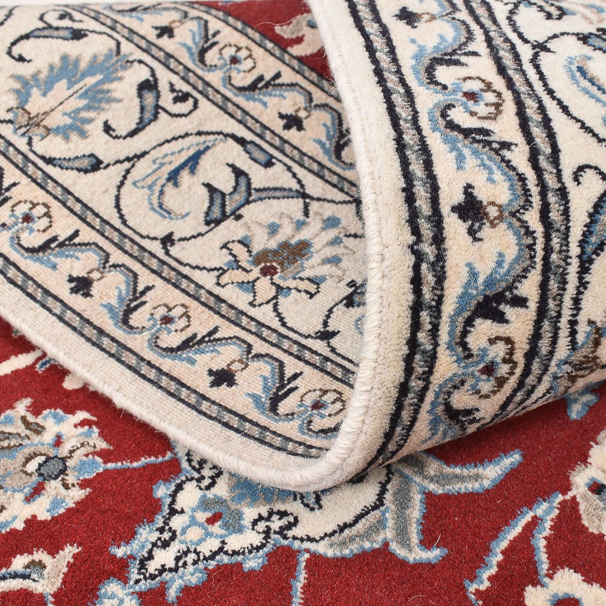 Persisk matta - Nain - 195 x 143 cm - röd