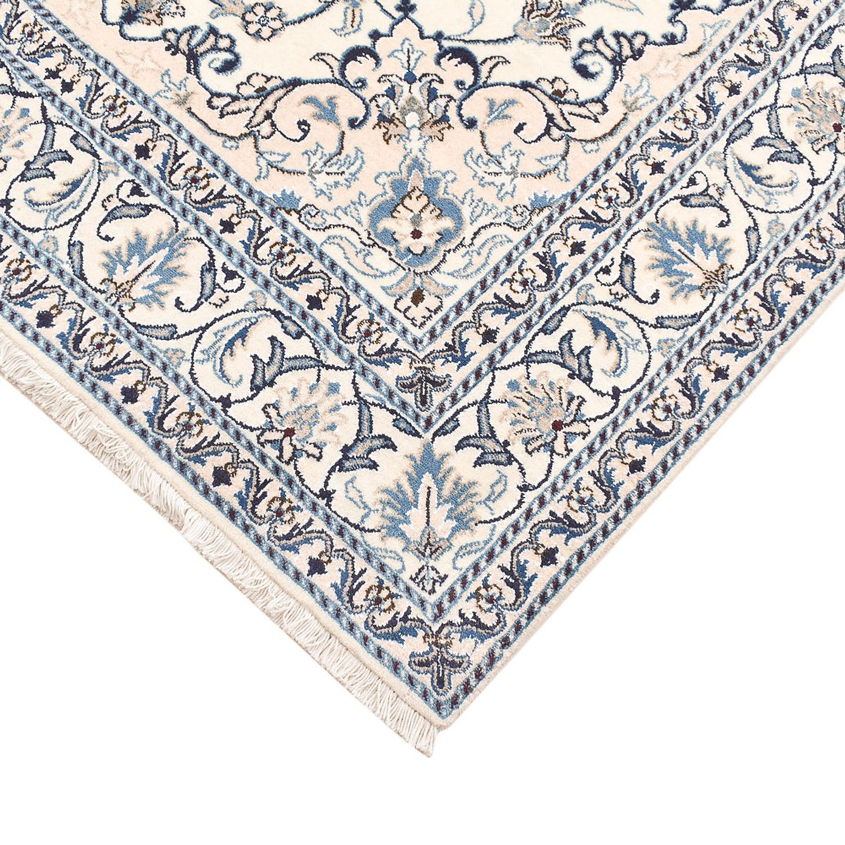 Persisk matta - Nain - 207 x 152 cm - ljusbeige