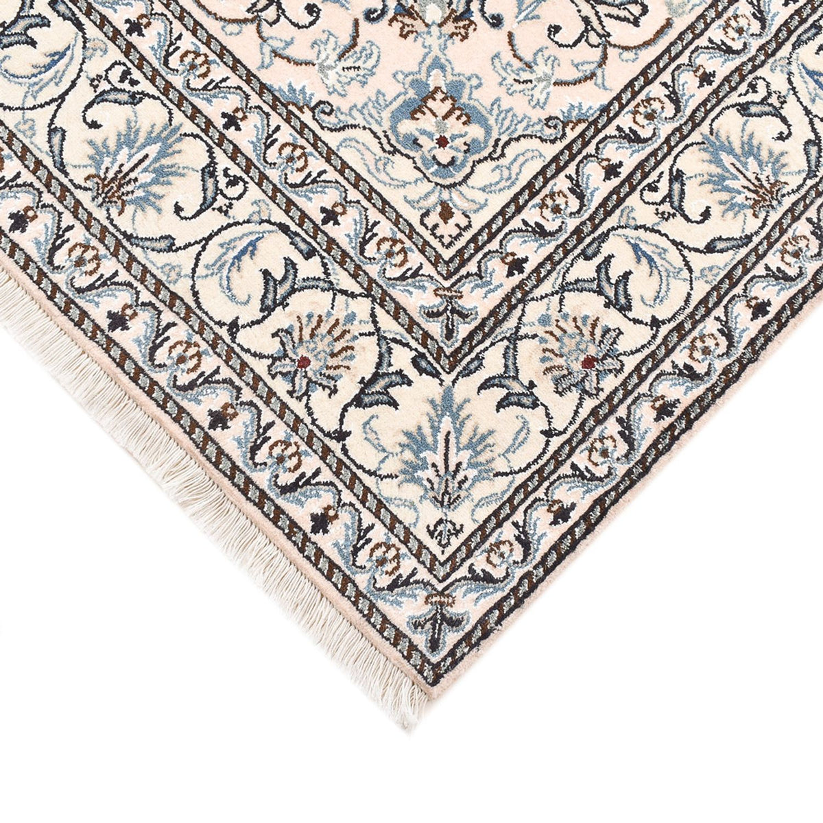 Persisk matta - Nain - 200 x 148 cm - ljusbeige