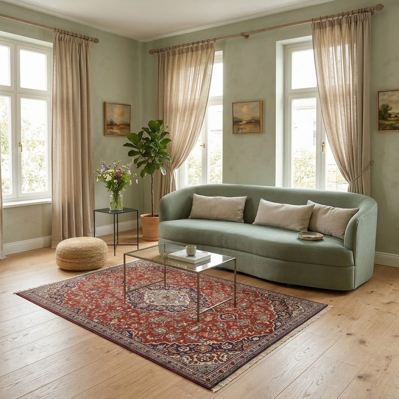 Kashan Mattan 244x146cm - Persisk matta