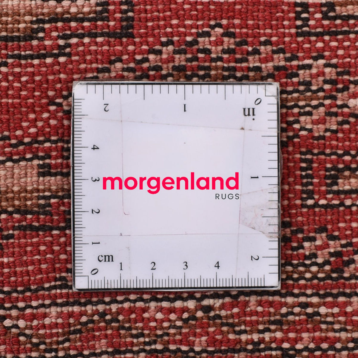 Turkaman-matta - 190 x 128 cm - röd