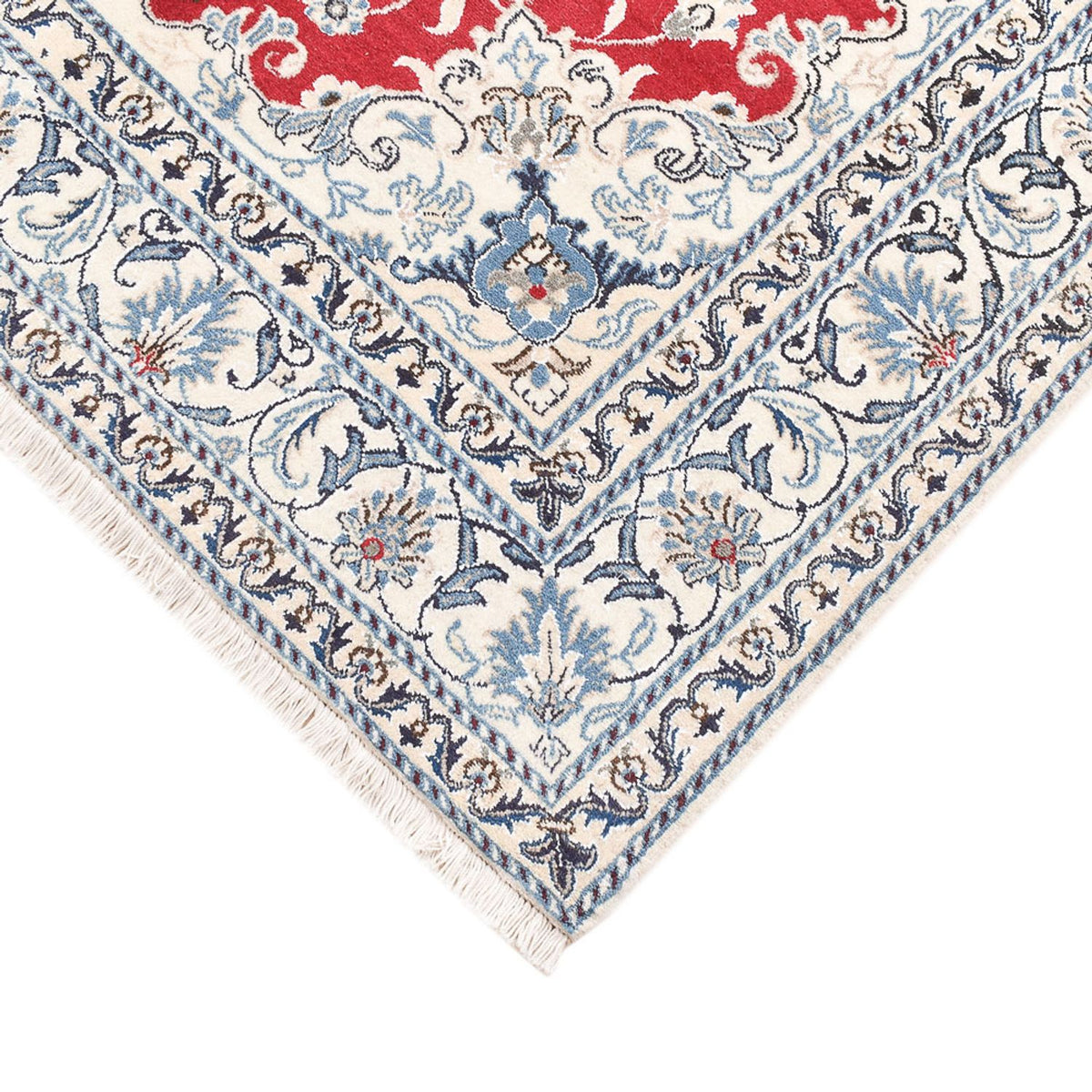 Persisk matta - Nain - 200 x 149 cm - röd