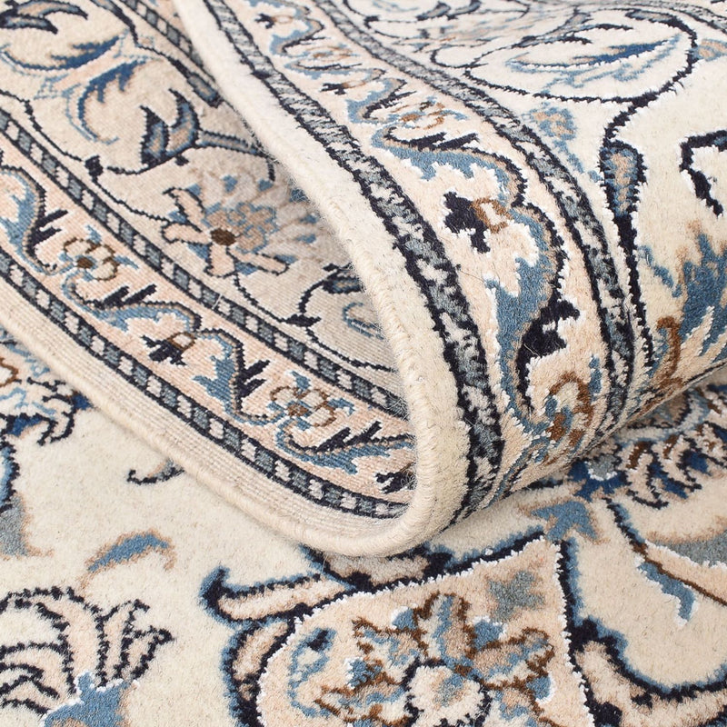 Persisk matta - Nain - 200 x 144 cm - ljusbeige