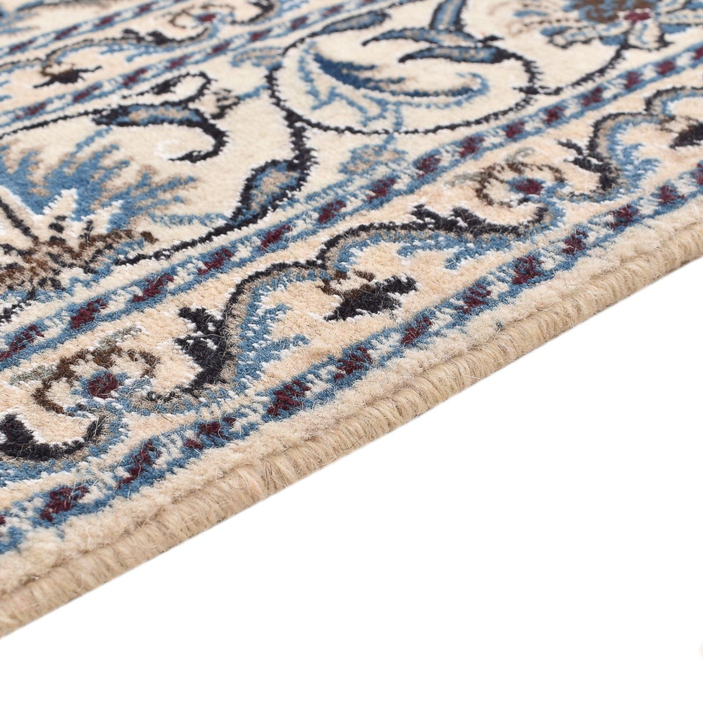 Persisk matta - Nain - 200 x 152 cm - ljusbeige