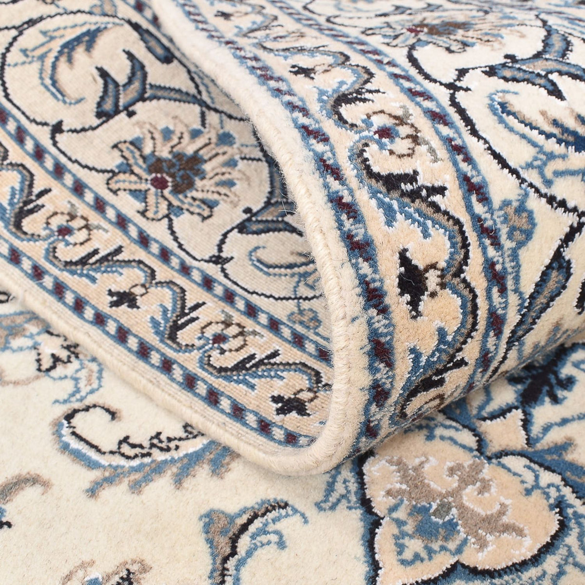 Persisk matta - Nain - 200 x 152 cm - ljusbeige