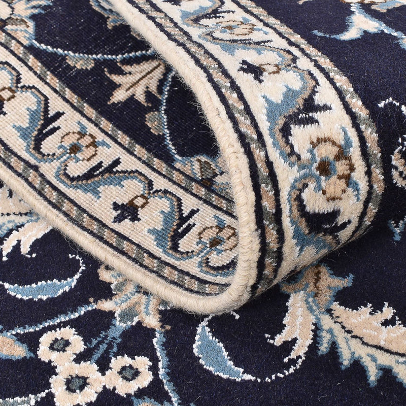 Persisk matta - Nain - 140 x 87 cm - mörkblå