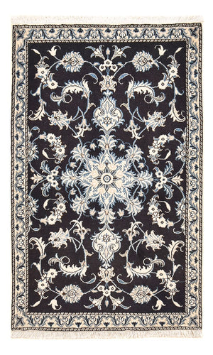 Persisk matta - Nain - 141 x 90 cm - mörkblå