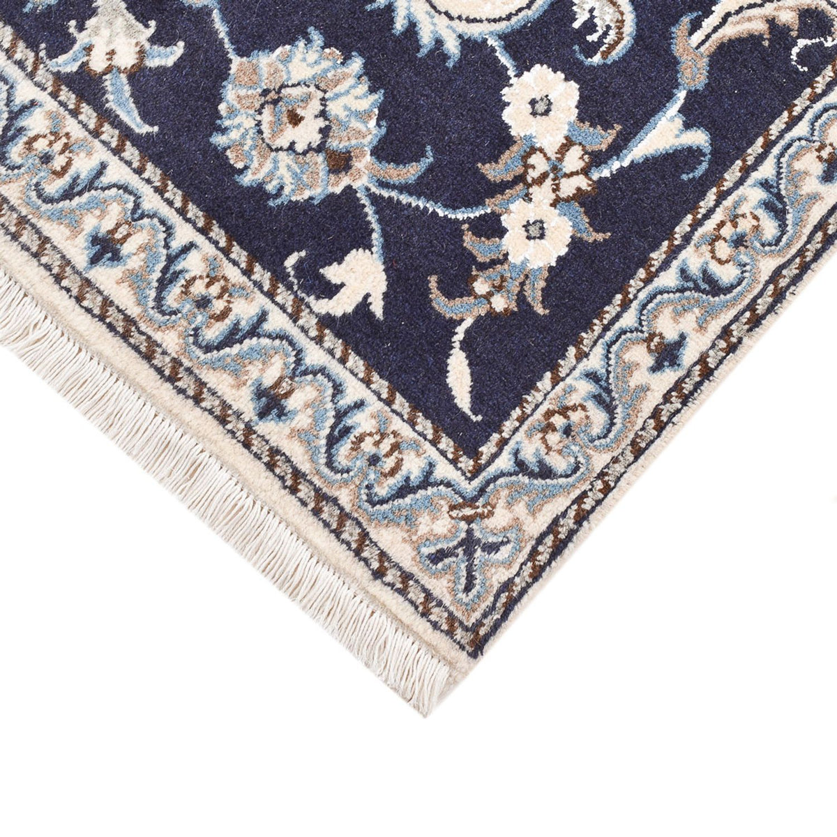 Persisk matta - Nain - 140 x 87 cm - mörk beige