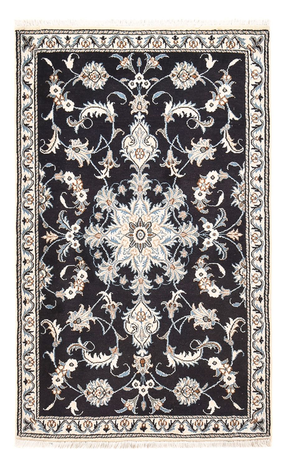 Persisk matta - Nain - 145 x 87 cm - mörk beige