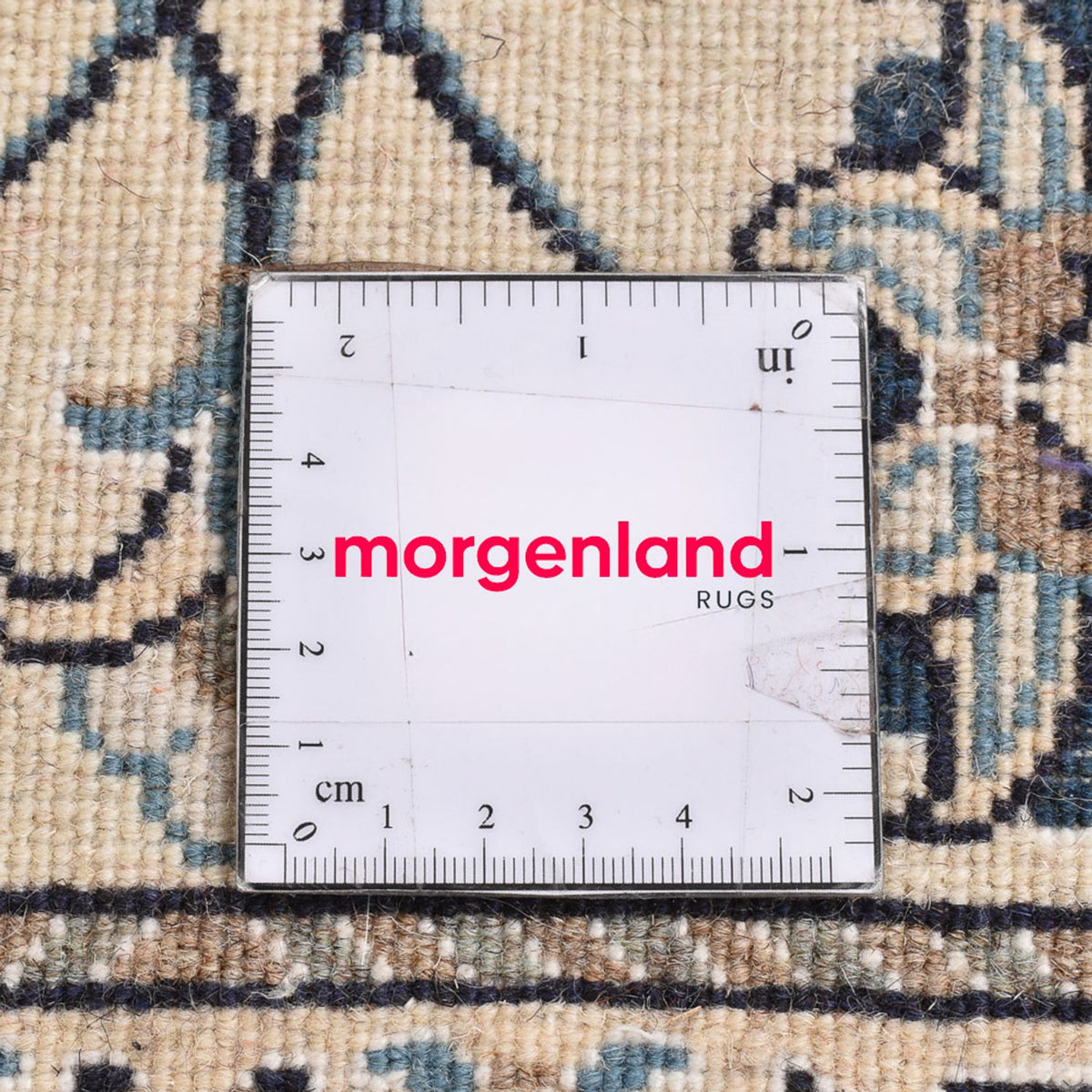 Persisk matta - Nain - 90 x 60 cm - vit