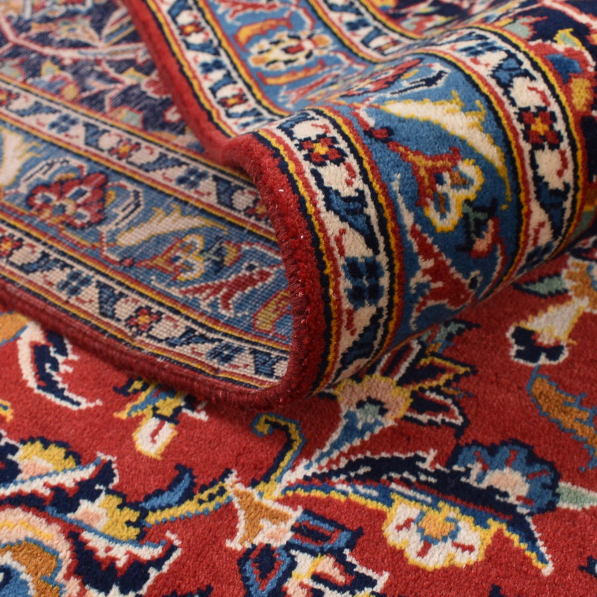 Persiska mattor - Keshan - 392 x 264 cm - röd