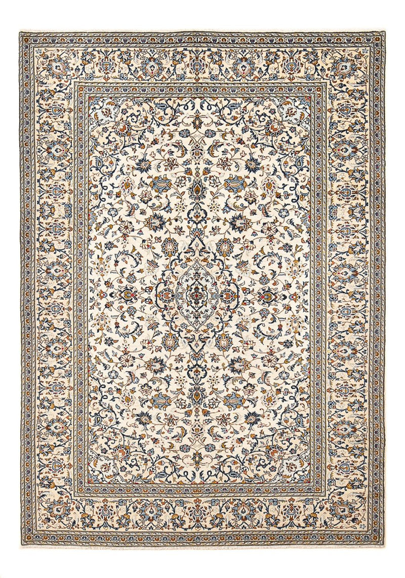 Persiska mattor - Keshan - 299 x 203 cm - mörk beige