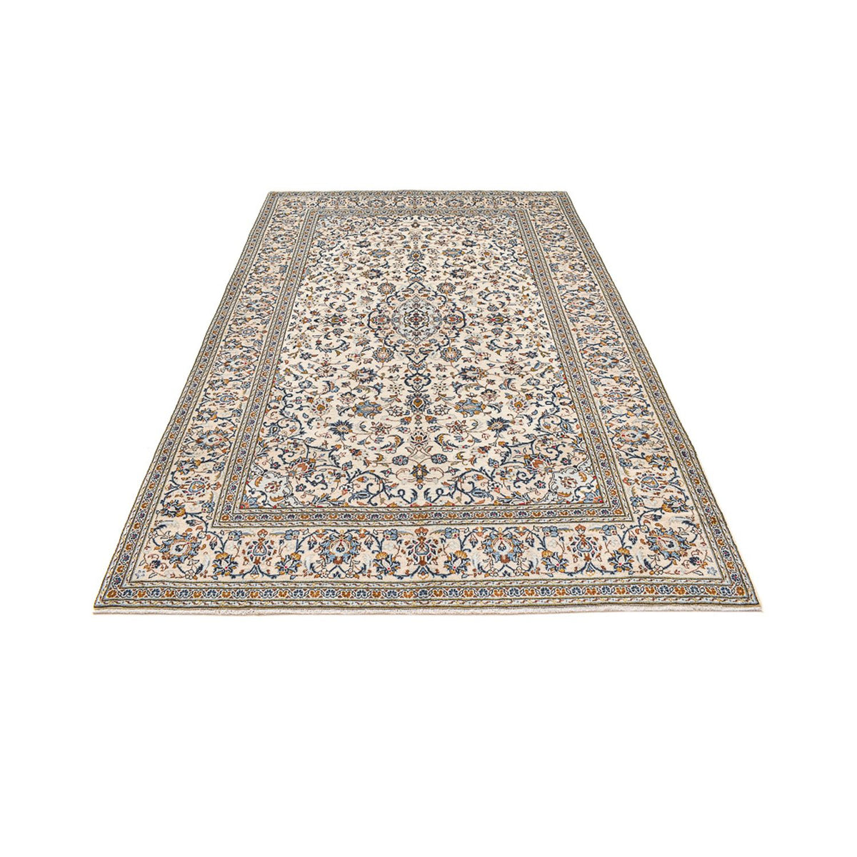 Persiska mattor - Keshan - 299 x 203 cm - mörk beige
