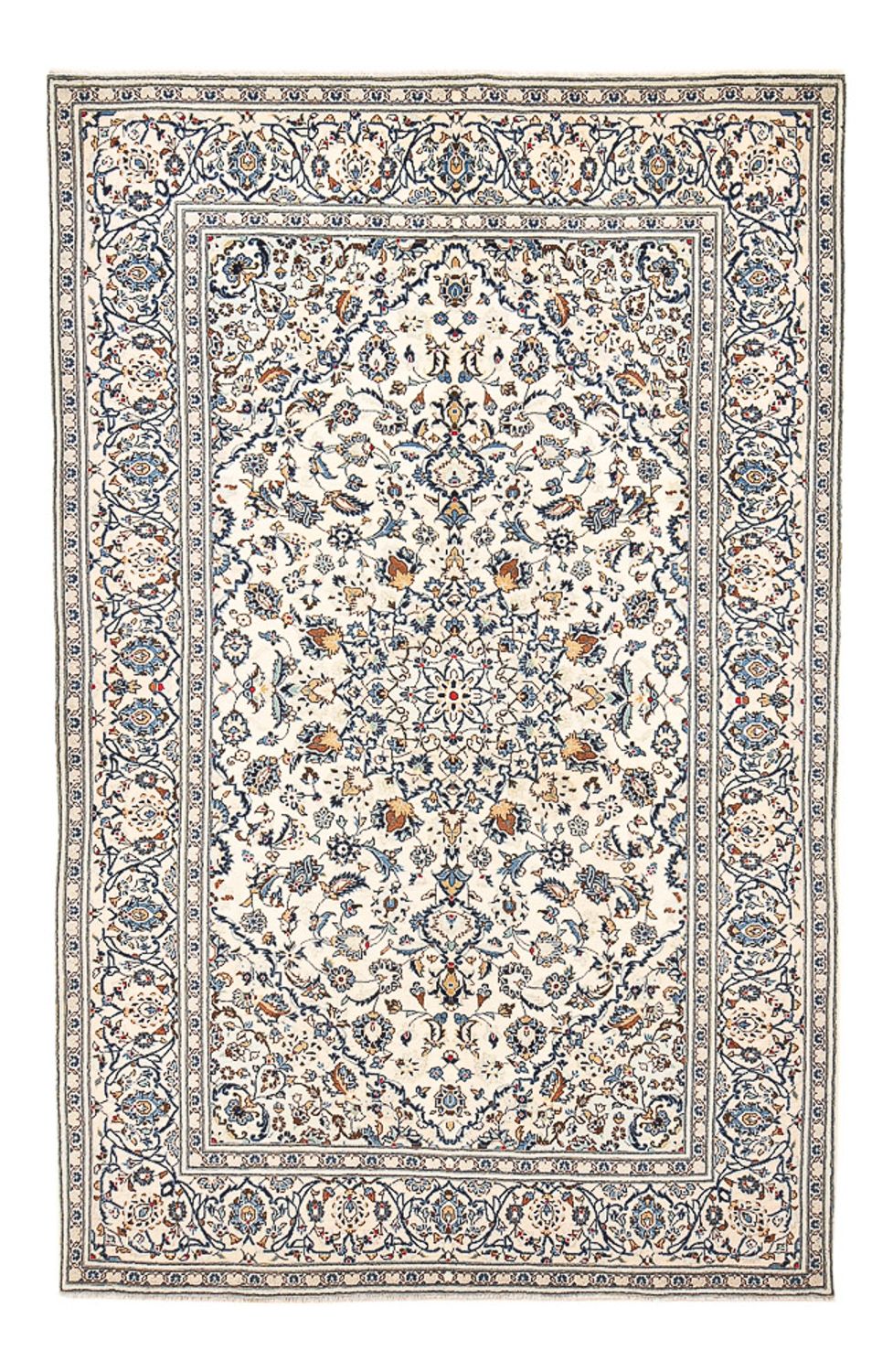 Persiska mattor - Keshan - 300 x 195 cm - mörk beige