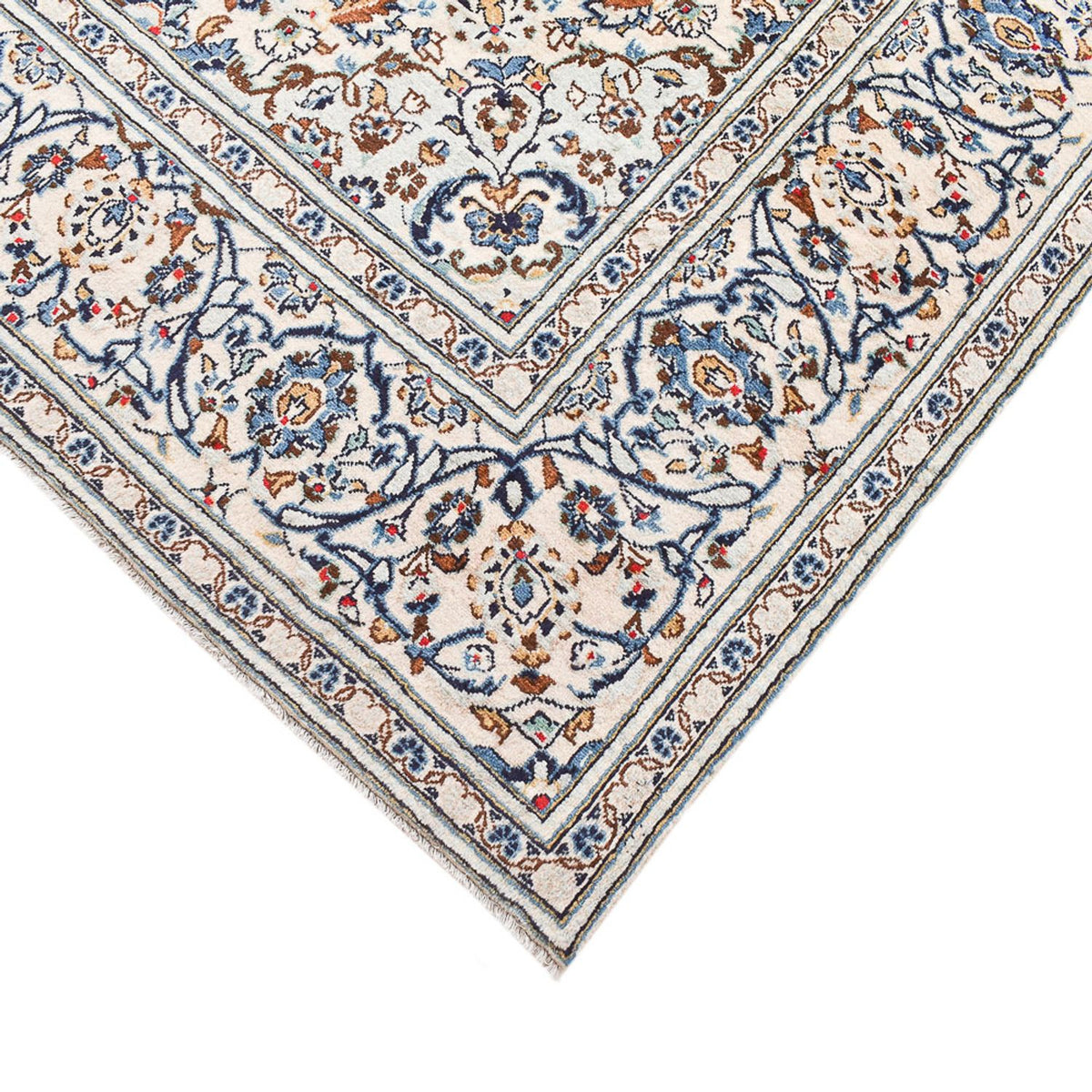 Persiska mattor - Keshan - 300 x 195 cm - mörk beige