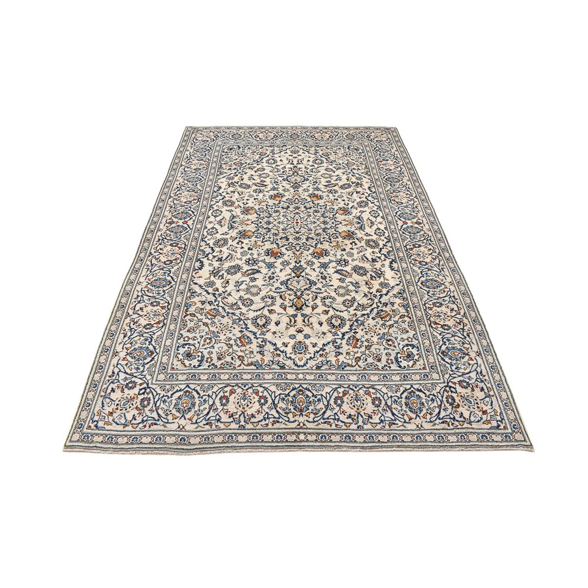 Persiska mattor - Keshan - 300 x 195 cm - mörk beige