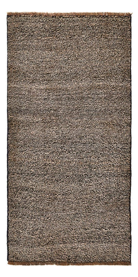 Gabbeh-matta - persisk - 122 x 61 cm - mörk beige