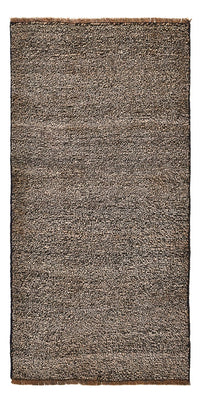 Gabbeh-matta - persisk - 122 x 61 cm - mörk beige