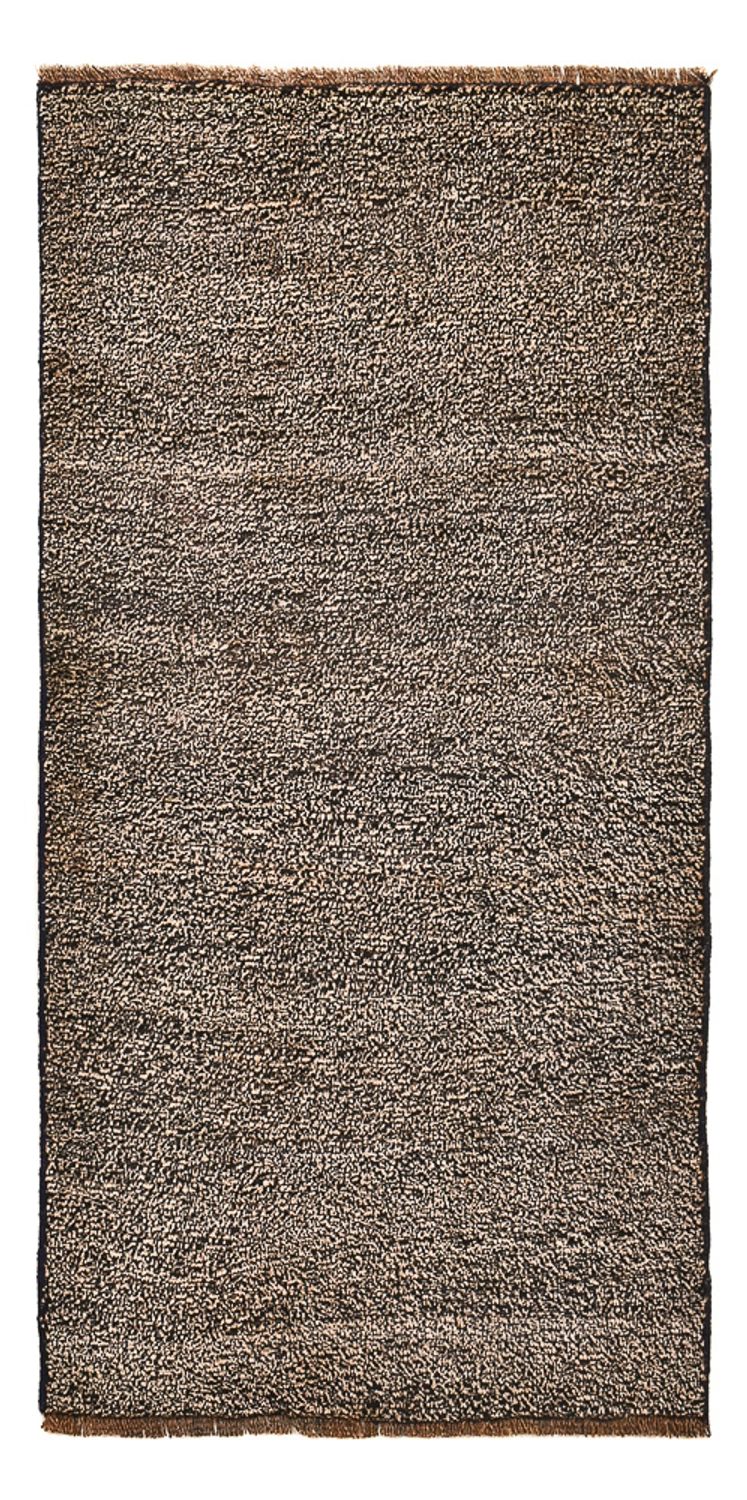 Gabbeh-matta - persisk - 122 x 61 cm - mörk beige