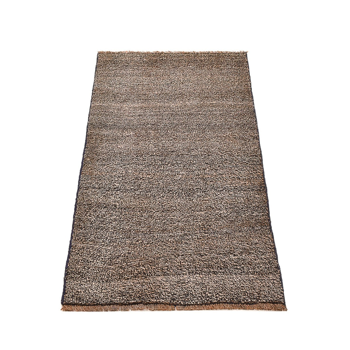 Gabbeh-matta - persisk - 122 x 61 cm - mörk beige