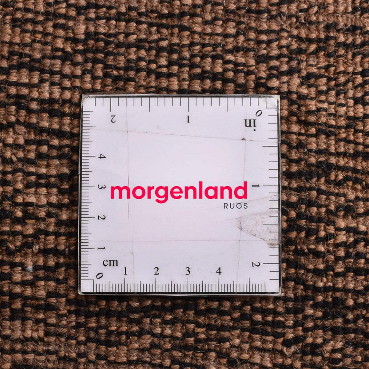 Gabbeh-matta - persisk - 122 x 61 cm - mörk beige