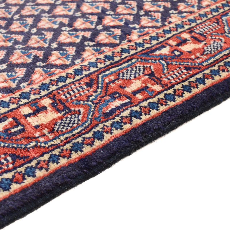 Persisk matta - Mir - 129 x 63 cm - mörkröd