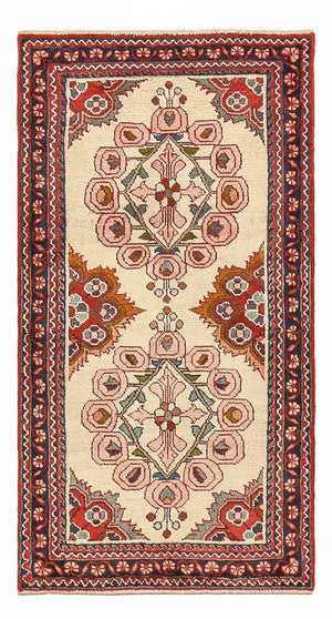 Persisk matta - Nomadic - 128 x 68 cm - beige