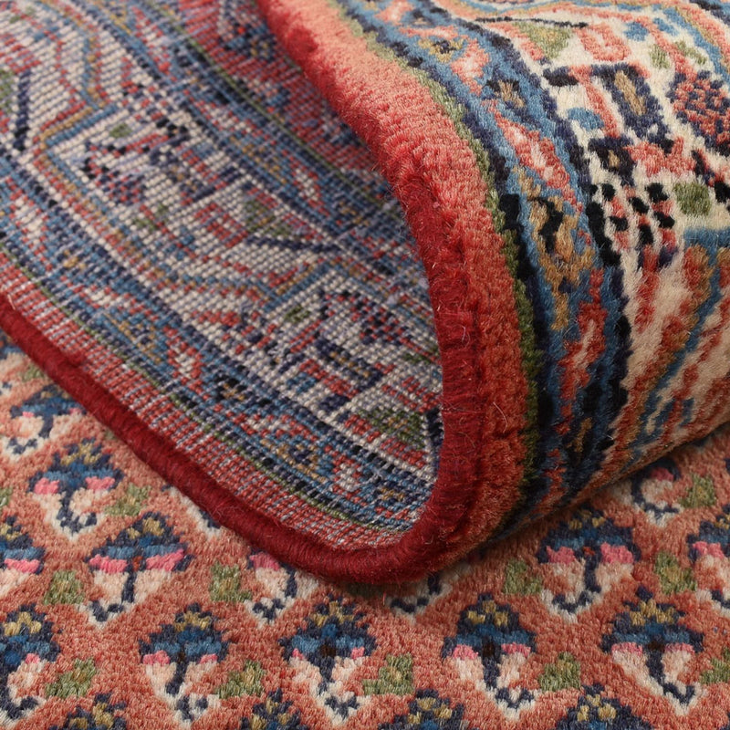 Persisk matta - Mir - 139 x 68 cm - mörkröd