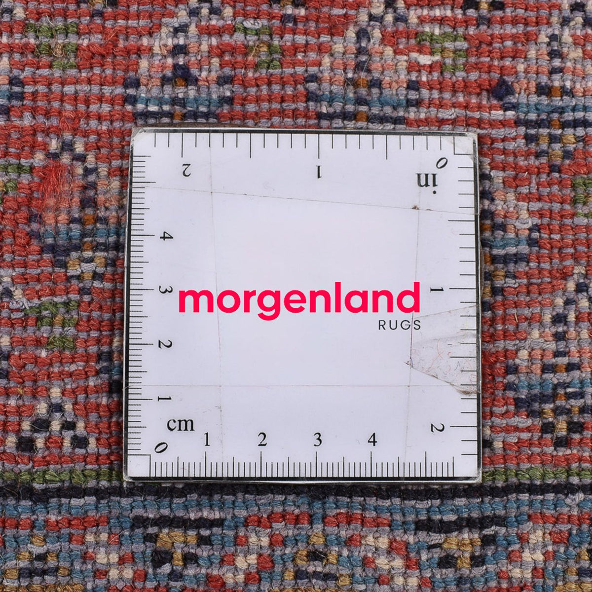 Persisk matta - Mir - 139 x 68 cm - mörkröd