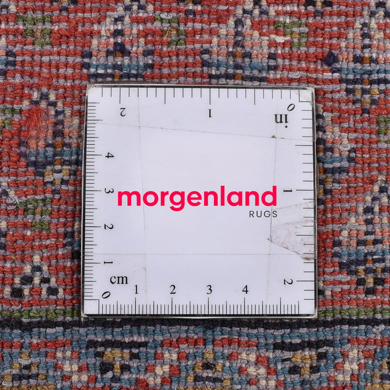 Persisk matta - Mir - 139 x 68 cm - mörkröd