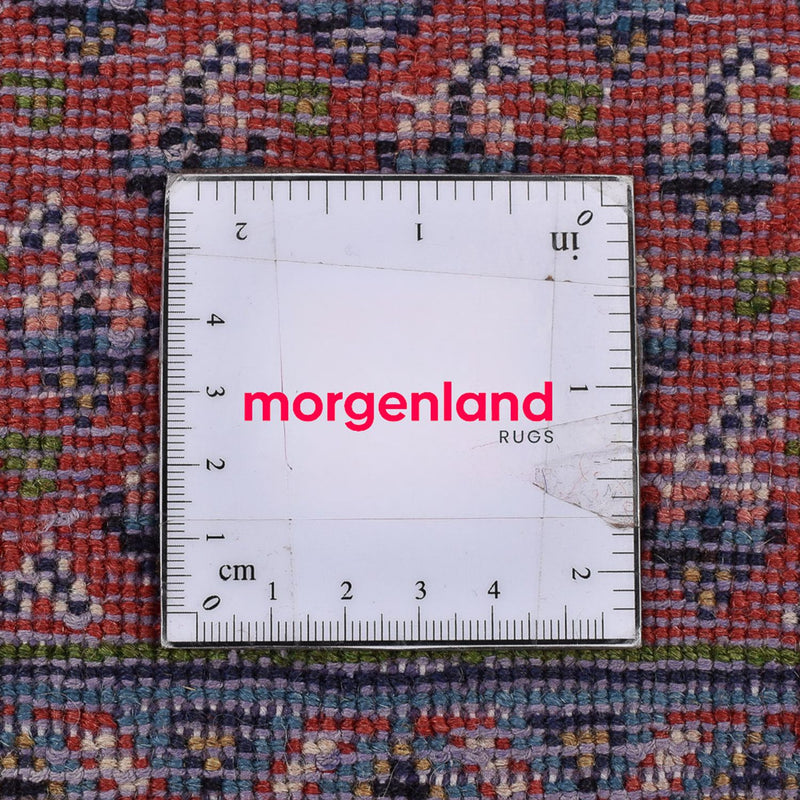 Persisk matta - Mir - 132 x 69 cm - mörkröd