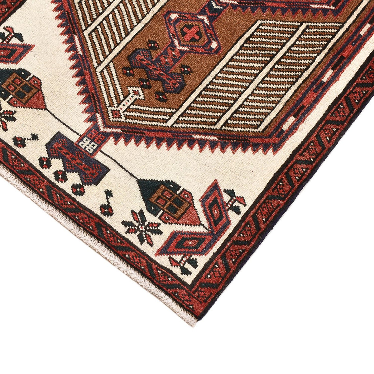 Persisk matta - Tabriz - 140 x 69 cm - flerfärgad