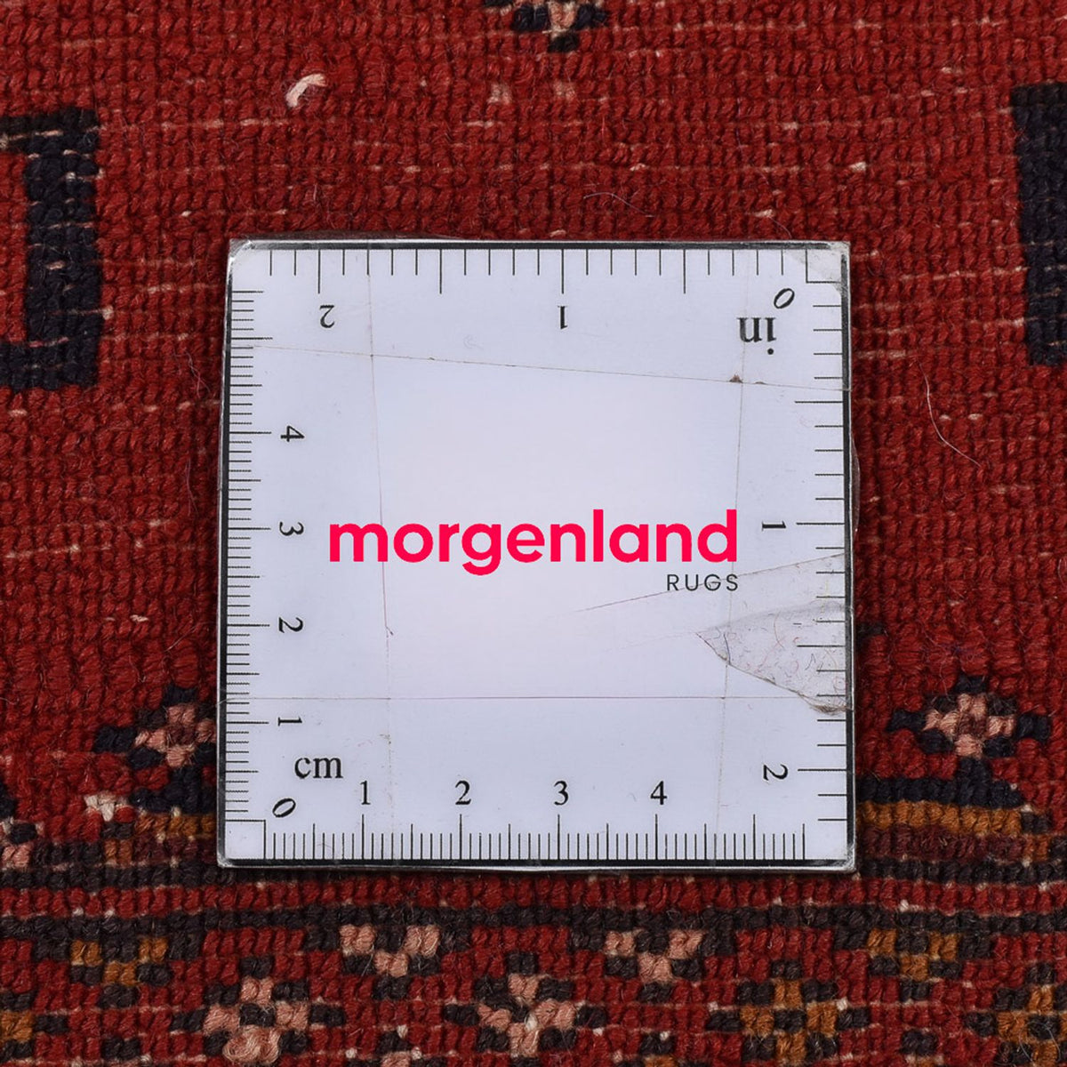 Turkaman-matta - 116 x 77 cm - röd