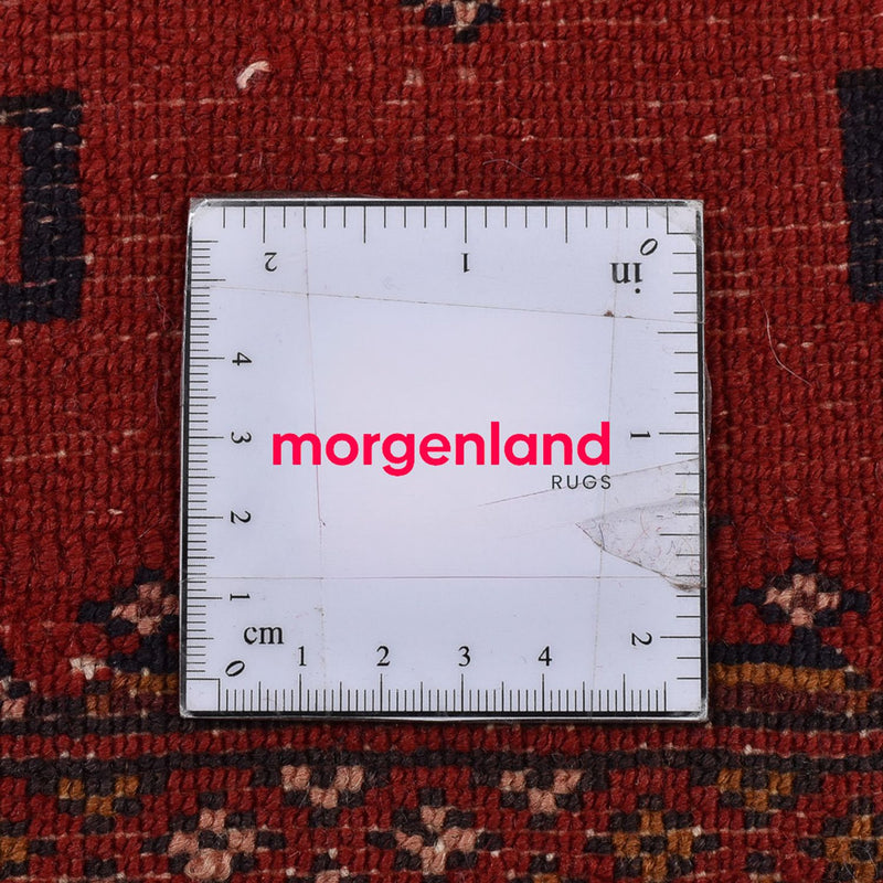 Turkaman-matta - 116 x 77 cm - röd