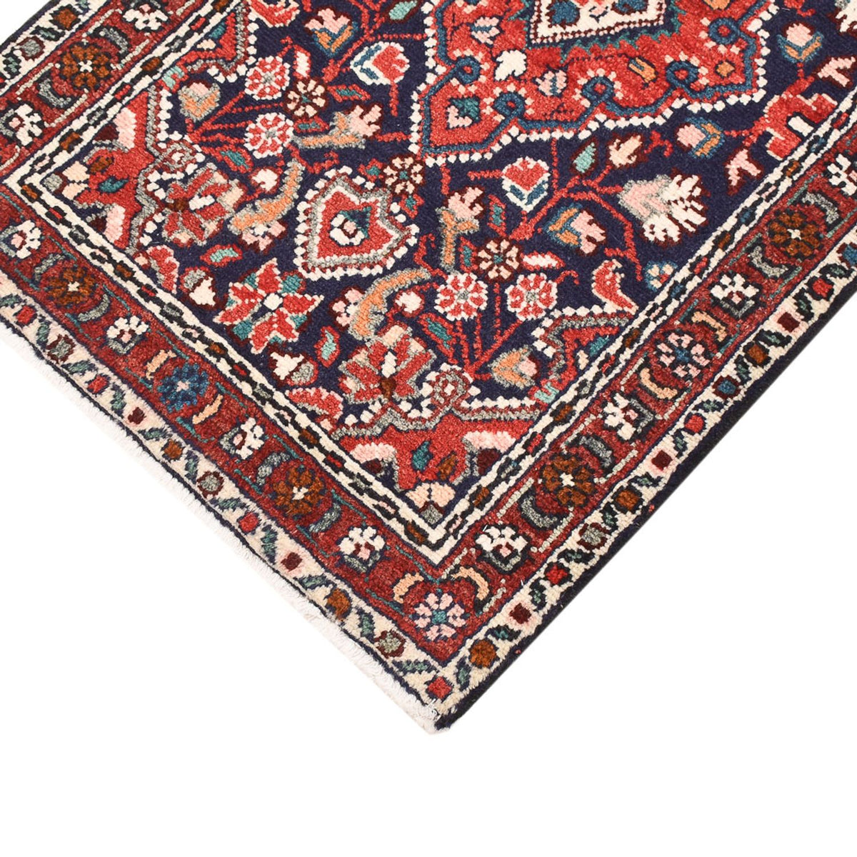 Persisk matta - Nomadic - 90 x 53 cm - mörkröd