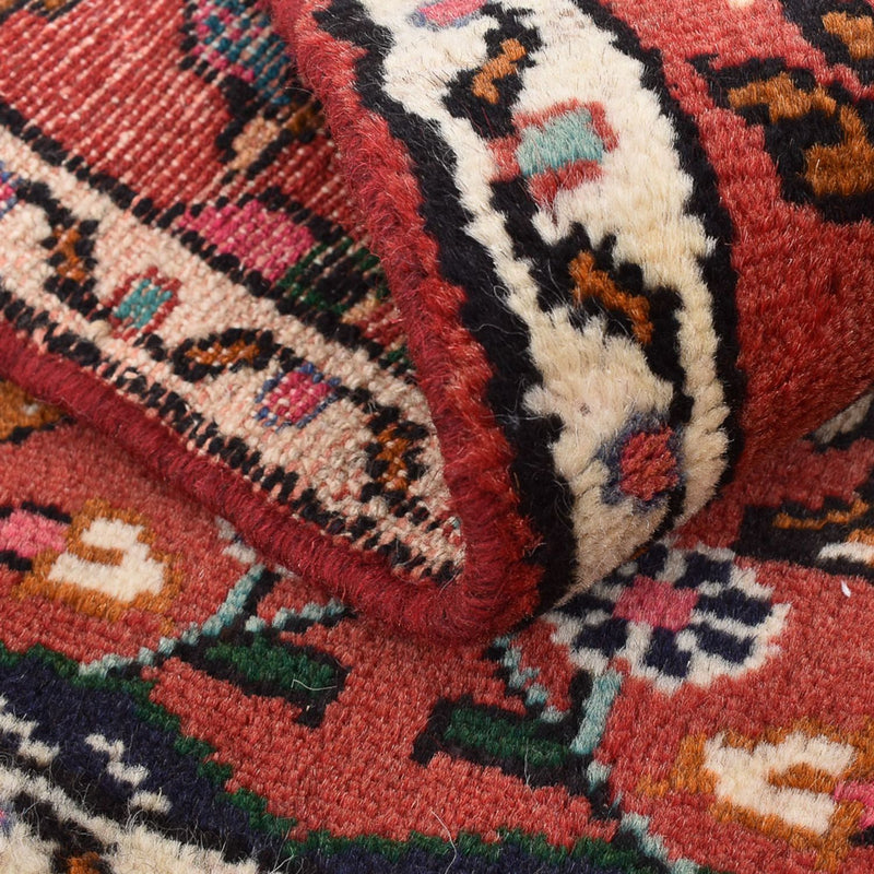 Persisk matta - Nomadic - 77 x 54 cm - mörkröd