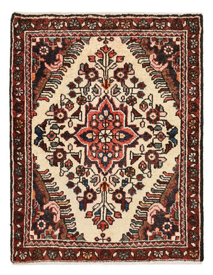 Persisk matta - Nomadic - 77 x 60 cm - ljusbeige
