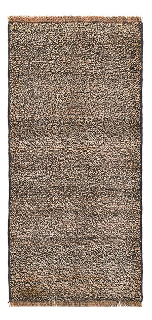 Persisk matta - Nomadic kvadrat  - 80 x 37 cm - mörk beige