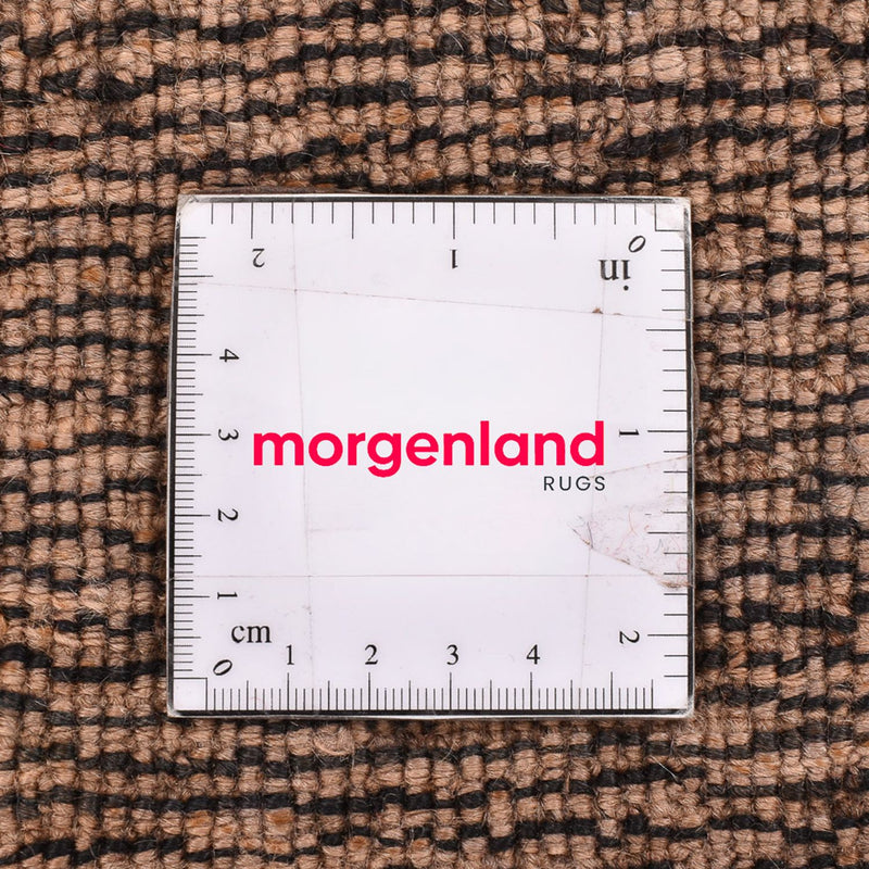 Persisk matta - Nomadic kvadrat  - 80 x 37 cm - mörk beige