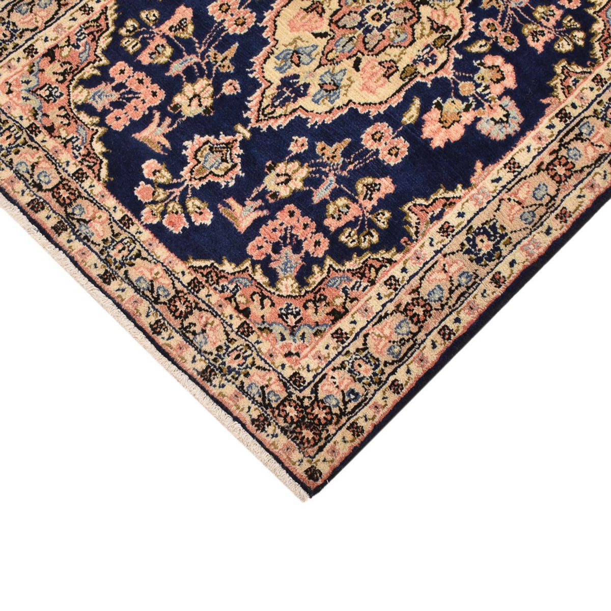 Persisk matta - Nomadic - 87 x 65 cm - mörkblå