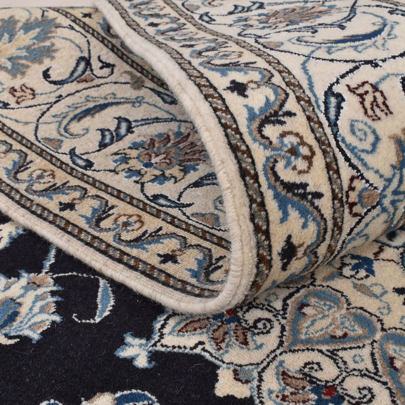 Persisk matta - Nain - 293 x 200 cm - mörkblå