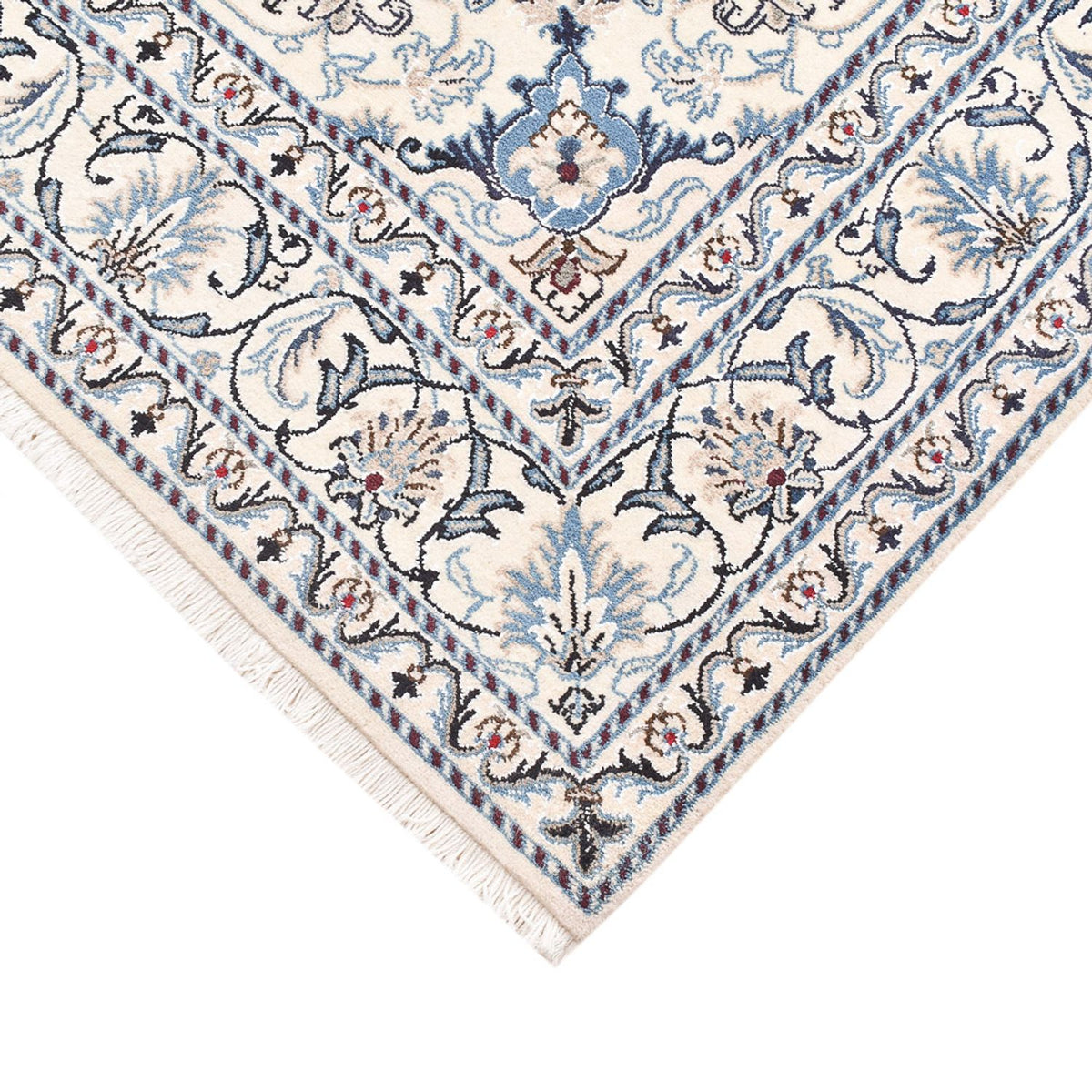 Persisk matta - Nain - 198 x 149 cm - mörkblå