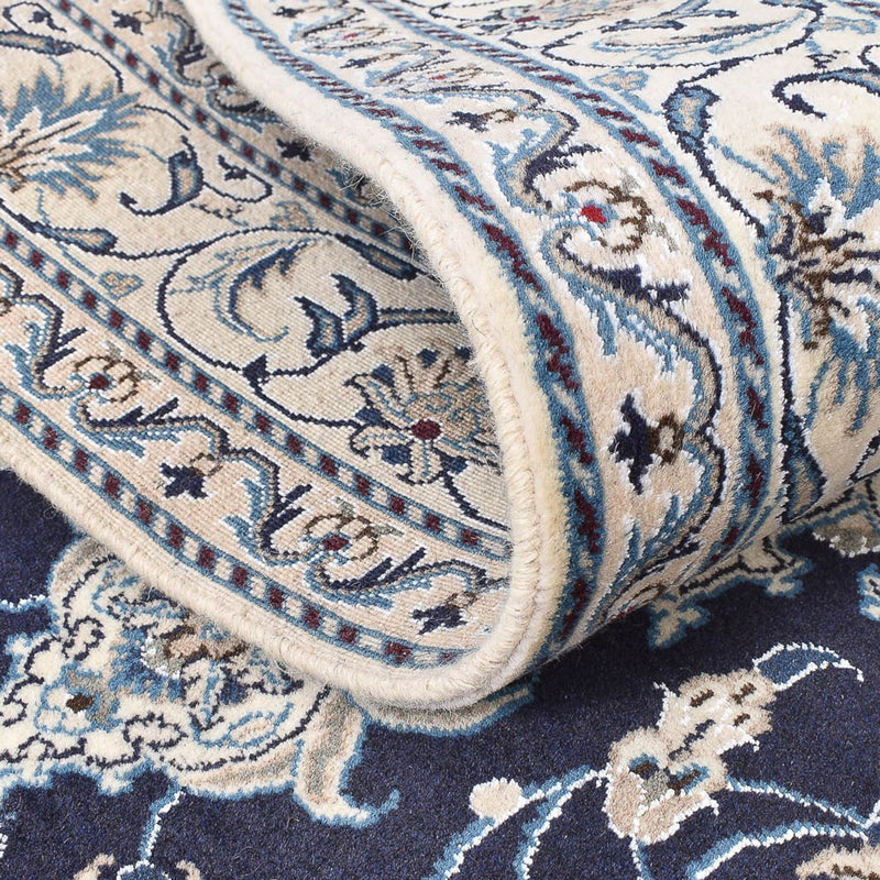 Persisk matta - Nain - 198 x 149 cm - mörkblå