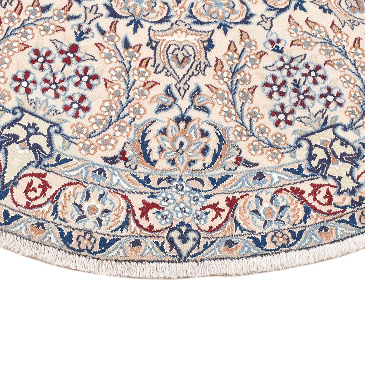 Persisk matta - Nain - Royal runt  - 136 x 136 cm - grått