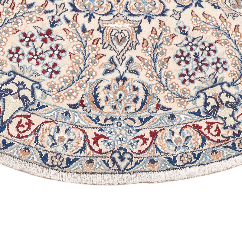 Persisk matta - Nain - Royal runt  - 136 x 136 cm - grått