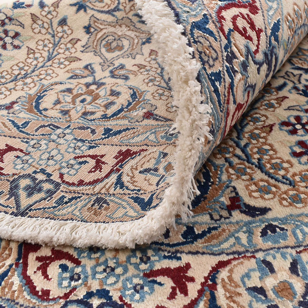 Persisk matta - Nain - Royal runt  - 136 x 136 cm - grått