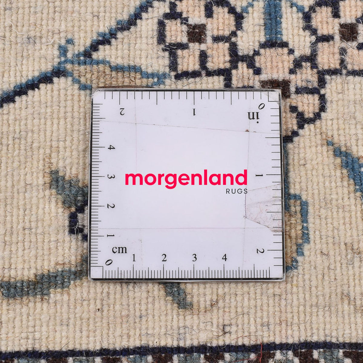 Persisk matta - Nain - 140 x 88 cm - ljusgrå